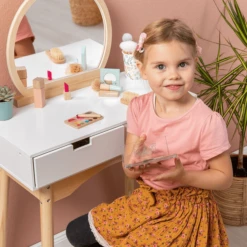 MUSTERKIND ® Toilettafel Calendula, Wit/natuur -Kinder Speel Verkoop musterkind toilettafel calendula wit natuur a326597 3