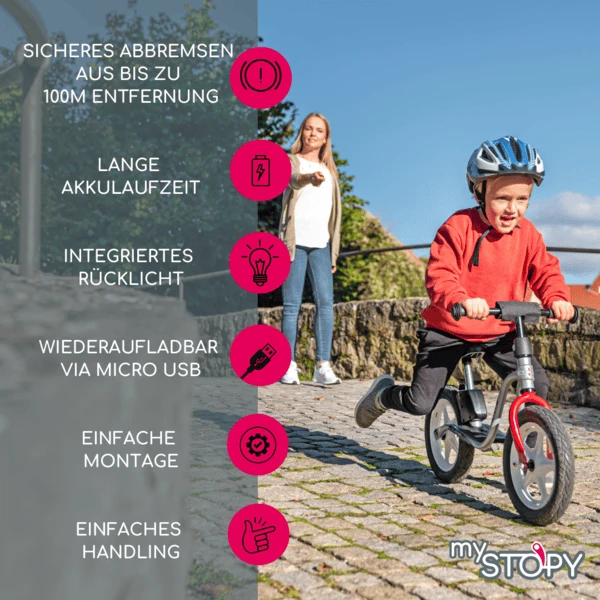 MySTOPY Wielrem Voor PUKY LR 1L Zwart 3 MySTOPY Wielrem Voor PUKY LR 1L Zwart - Afbeelding 3