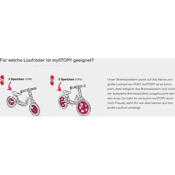 MySTOPY Wielrem Voor PUKY LR 1L Zwart 5 MySTOPY Wielrem Voor PUKY LR 1L Zwart - Afbeelding 5