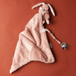 Nattou Lapidou Knuffeldeken Oud Roze Dennen Apple -Kinder Speel Verkoop nattou lapidou knuffeldeken oud roze dennen apple a389968 3