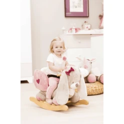 Nattou Nina, Jade & Lili - Schommeldier Nina Het Konijn -Kinder Speel Verkoop nattou nina jade lili schommeldier nina het konijn a187754 2