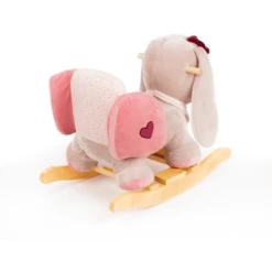 Nattou Nina, Jade & Lili - Schommeldier Nina Het Konijn -Kinder Speel Verkoop nattou nina jade lili schommeldier nina het konijn a187754 4