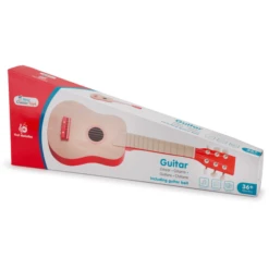 New Classic Toys® New Class Ic Toys Gitaar - DeLuxe - Natuur/Rood -Kinder Speel Verkoop new class ic toys gitaar deluxe natuur rood a300325 4