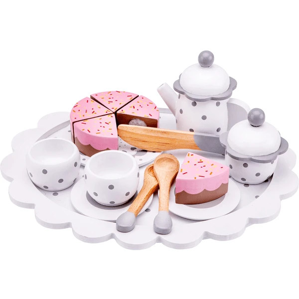 New Classic Toys® New Class Ic Toys Theeset Met Snijtaart Wit 2 New Classic Toys® New Class Ic Toys Theeset Met Snijtaart Wit - Afbeelding 2