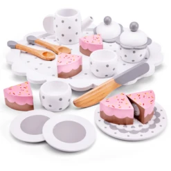 New Classic Toys® New Class Ic Toys Theeset Met Snijtaart Wit 7 New Classic Toys® New Class Ic Toys Theeset Met Snijtaart Wit -Kinder Speel Verkoop new class ic toys theeset met snijtaart wit a415233 2