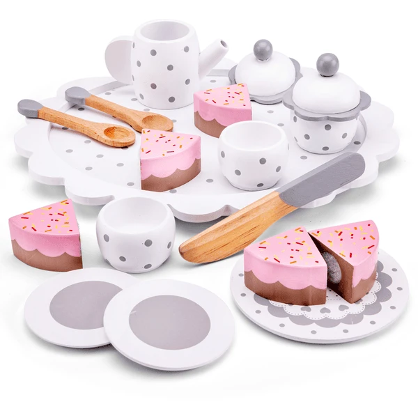 New Classic Toys® New Class Ic Toys Theeset Met Snijtaart Wit 3 New Classic Toys® New Class Ic Toys Theeset Met Snijtaart Wit - Afbeelding 3