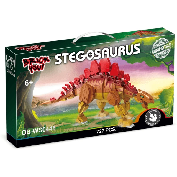 Open Bricks Stegosaurus 1 Open Bricks Stegosaurus