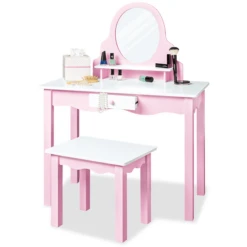 Pinolino Kinderkaptafel Jasmin Incl. Krukje, Roze