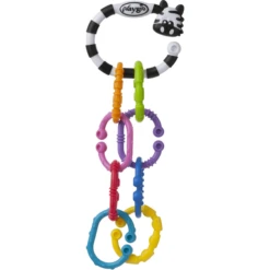PLAYGRO Bijtring-Rammelketting Zebra 9-delig -Kinder Speel Verkoop playgro bijtring rammelketting zebra 9 delig a151825 1