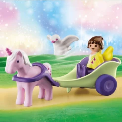 PLAYMOBIL ® 1 2 3 Eenhoornwagen Met Fee -Kinder Speel Verkoop playmobil 1 2 3 eenhoornwagen met fee a294035 2