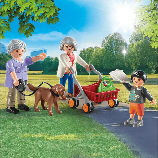 PLAYMOBIL ® City Life Grootouders Met Kleinkind 2 PLAYMOBIL ® City Life Grootouders Met Kleinkind - Afbeelding 2