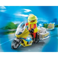 PLAYMOBIL ® Noodarts Motorfiets Met Zwaailicht 7 PLAYMOBIL ® Noodarts Motorfiets Met Zwaailicht -Kinder Speel Verkoop playmobil noodarts motorfiets met zwaailicht a394627 2