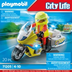 PLAYMOBIL ® Noodarts Motorfiets Met Zwaailicht 9 PLAYMOBIL ® Noodarts Motorfiets Met Zwaailicht -Kinder Speel Verkoop playmobil noodarts motorfiets met zwaailicht a394627 4