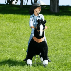 PonyCycle ® Black With White Hoof Horse -Kinder Speel Verkoop ponycycle black with white hoof horse a338461 2