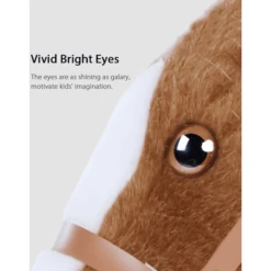 PonyCycle ® Bruin Met Rem En Geluid - Groot -Kinder Speel Verkoop ponycycle bruin met rem en geluid groot a313694 4