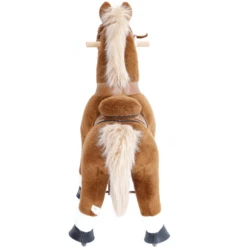 PonyCycle ® Bruin Met Rem En Geluid - Klein -Kinder Speel Verkoop ponycycle bruin met rem en geluid klein a313688 2