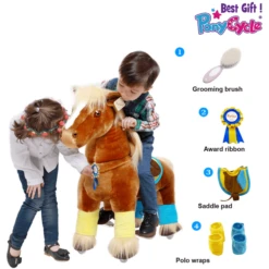 PonyCycle® Bruin Paard, Klein -Kinder Speel Verkoop ponycycle bruin paard klein a287967 4