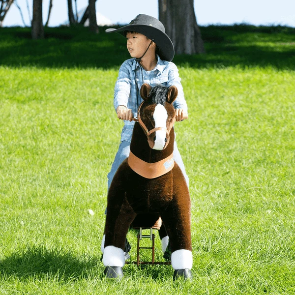 PonyCycle® Chocolate Brown With White Hoof Horse 5 PonyCycle® Chocolate Brown With White Hoof Horse - Afbeelding 5