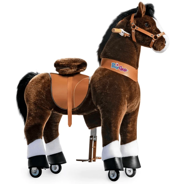 PonyCycle® Chocolate Brown With White Hoof Horse 1 PonyCycle® Chocolate Brown With White Hoof Horse