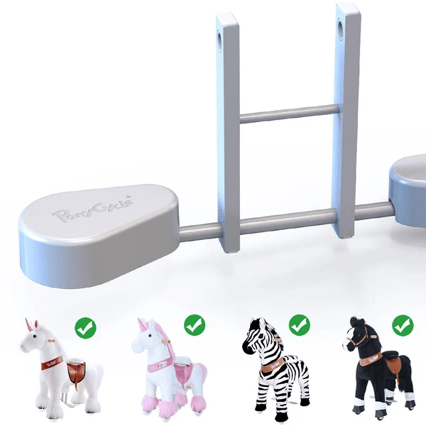 PonyCycle ® Pedal Pads - Pedal Adapter Voor U-Types, Wit 4 PonyCycle ® Pedal Pads - Pedal Adapter Voor U-Types, Wit - Afbeelding 4