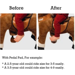 PonyCycle ® Pedal Pads - Pedal Adapter Voor U-Types, Wit 9 PonyCycle ® Pedal Pads - Pedal Adapter Voor U-Types, Wit -Kinder Speel Verkoop ponycycle pedal pads pedal adapter voor u types wit a315976 4