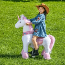 PonyCycle ® Roze Eenhoorn -Kinder Speel Verkoop ponycycle roze eenhoorn a338465 3