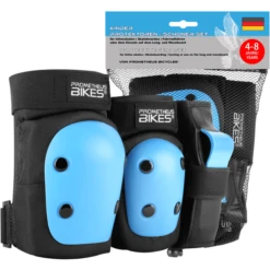 PROMETHEUS BICYCLES ® Beschermers Pads Set 6 In 1 Blauw
