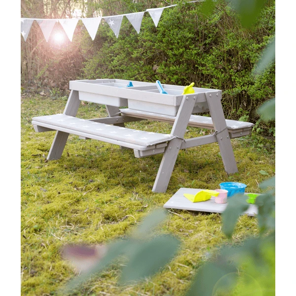 Roba Kinder Picknicktafel Met Speelbak Outdoor Deluxe 4 Roba Kinder Picknicktafel Met Speelbak Outdoor Deluxe - Afbeelding 4