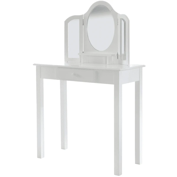 Roba Make-up Set Met Krukje, Wit 1 Roba Make-up Set Met Krukje, Wit