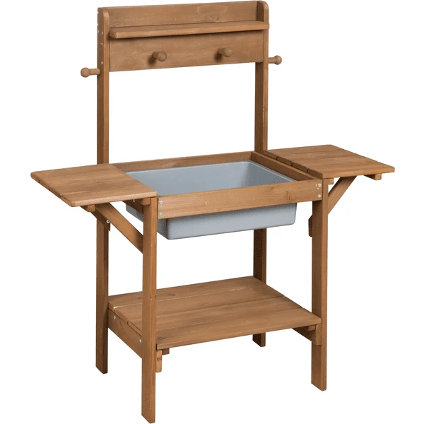 Roba Speelkeuken Outdoor Midi Bruin 2 Roba Speelkeuken Outdoor Midi Bruin - Afbeelding 2