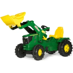 ROLLY TOYS Rolly®toys RollyFarmtrac John Deere 6210 R Met Shofel 611096