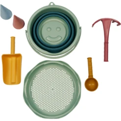 Schildkröt S CHILD KRÖT ® 7in1 Sand Speelgoed Opvouwbare Emmer Set Groen -Kinder Speel Verkoop s child kroet 7in1 sand speelgoed opvouwbare emmer set groen a398113 3