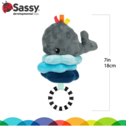 Sassy Baby Jitter Whale -Kinder Speel Verkoop sassy baby jitter whale a349193 4