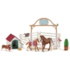 Schleich Horse Club Hannah's Gastpaarden Met Teef Ruby 42458