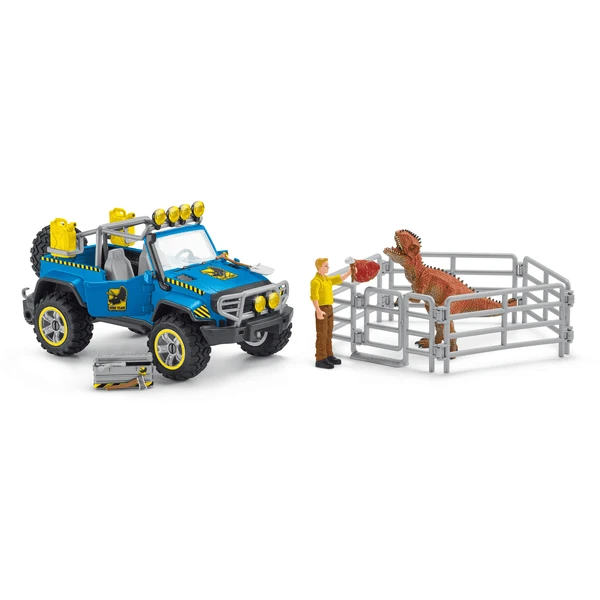 Schleich Speelset Off-Road Voertuig Met Dino Buitenpost 41464 1 Schleich Speelset Off-Road Voertuig Met Dino Buitenpost 41464