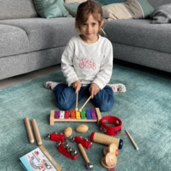 Schmetterline 16-delige Houten Ritmeset - RAINBOW -Kinder Speel Verkoop schmetterline 16 delige houten ritmeset rainbow a371195 2