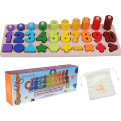 Schmetterline Houten Cijferpuzzel - RAINBOW NUMBER WORLD -Kinder Speel Verkoop schmetterline houten cijferpuzzel rainbow number world a371172 2