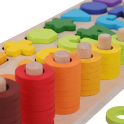 Schmetterline Houten Cijferpuzzel - RAINBOW NUMBER WORLD -Kinder Speel Verkoop schmetterline houten cijferpuzzel rainbow number world a371172 4