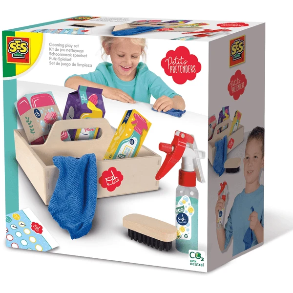 SES Creative SES Creativ E® Schoonmaak Spel Set 1 SES Creative SES Creativ E® Schoonmaak Spel Set