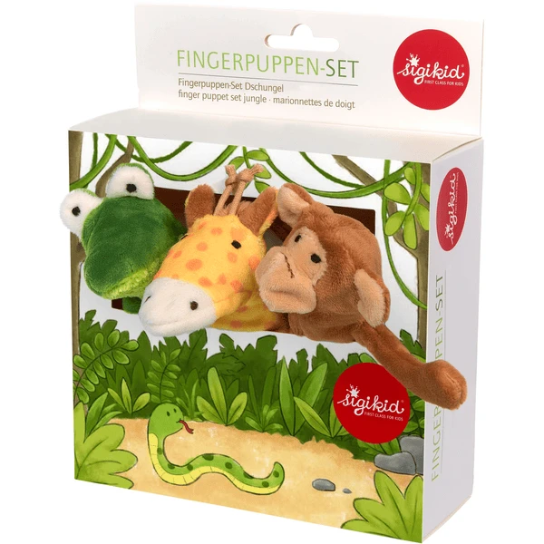 Sigikid ® Vingerpoppenset Jungle Mijn Little Theater 5 Sigikid ® Vingerpoppenset Jungle Mijn Little Theater - Afbeelding 5