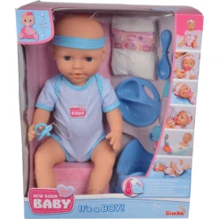 SIMBA New Born Baby Babypop Jongetje 43 Cm -Kinder Speel Verkoop simba new born baby babypop jongetje 43 cm a280823 4