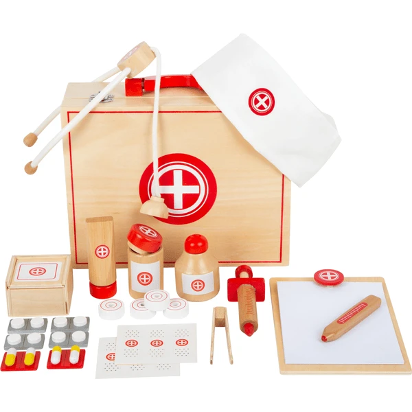 Small Foot ® Dokterspraktijk Natuurlijk Hout 2 Small Foot ® Dokterspraktijk Natuurlijk Hout - Afbeelding 2