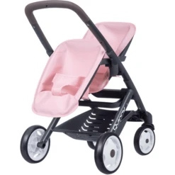 Smoby Quinny Tweeling Sport Poppenwagen Roze/grijs 7 Smoby Quinny Tweeling Sport Poppenwagen Roze/grijs -Kinder Speel Verkoop smoby quinny tweeling sport poppenwagen roze grijs a311772 3