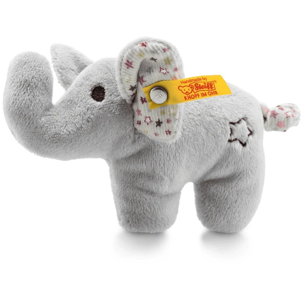 Steiff Mini Knisper Olifant Met Rammelaar, 11 Cm 1 Steiff Mini Knisper Olifant Met Rammelaar, 11 Cm