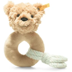 Steiff Soft Cuddly Friends Jimmy Teddybeer Grijpspeeltje Met Rammelaar, Beige -Kinder Speel Verkoop steiff soft cuddly friends jimmy teddybeer grijpspeeltje met rammelaar beige a311606 2