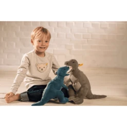 Steiff T-Rex Dino Thai Turkoois, 35 Cm -Kinder Speel Verkoop steiff t rex dino thai turkoois 35 cm a350702 2