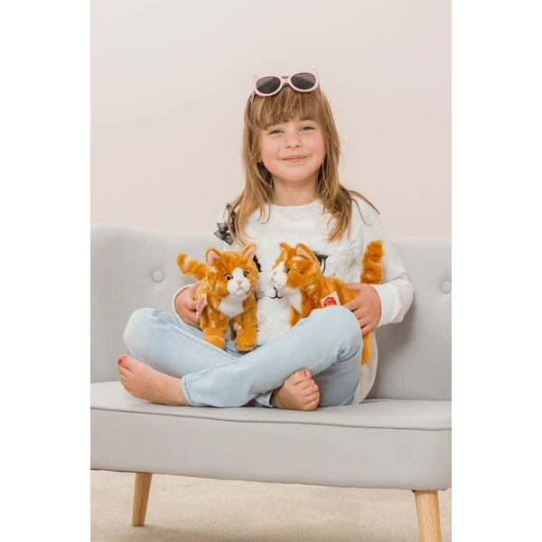 Teddy HERMANN Kat Staande Rode Makreel, 20 Cm 5 Teddy HERMANN Kat Staande Rode Makreel, 20 Cm - Afbeelding 5