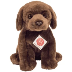 Teddy HERMANN ® Labrador Zittend Donkerbruin 25 Cm -Kinder Speel Verkoop teddy hermann labrador zittend donkerbruin 25 cm a310573 4