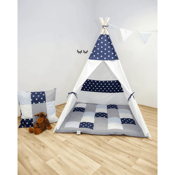 Ullenboom Tipi Blauw Licht Blauw Grijs 5 Ullenboom Tipi Blauw Licht Blauw Grijs - Afbeelding 5