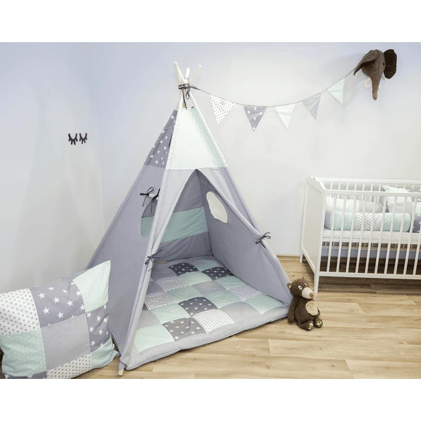 Ullenboom Tipi Mint Grijs 2 Ullenboom Tipi Mint Grijs - Afbeelding 2